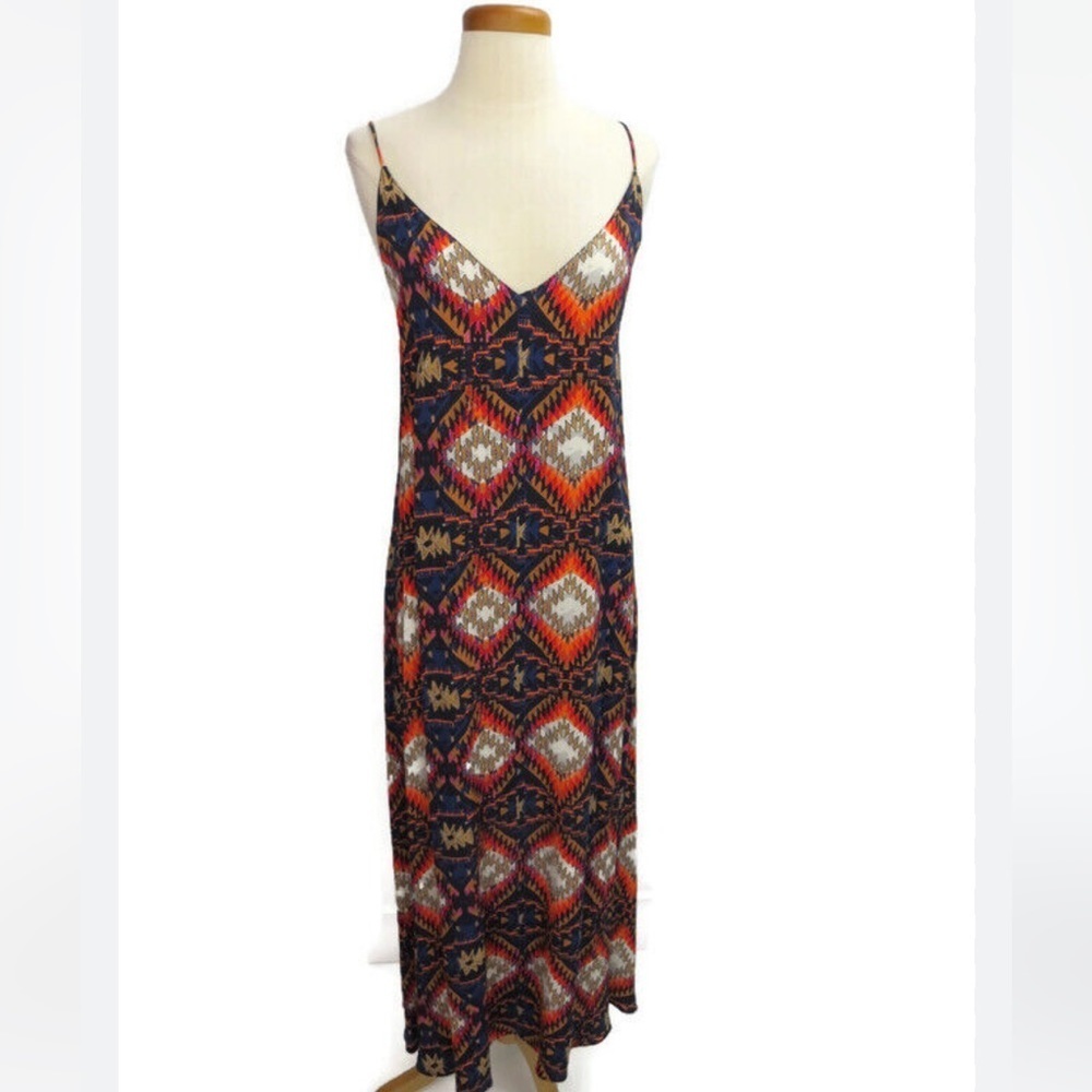 ZARA Tribal Print Open Back Slit Maxi Dress
SIZE M-NWOT -😍 Beautiful!!​​​ - Picture 14 of 16